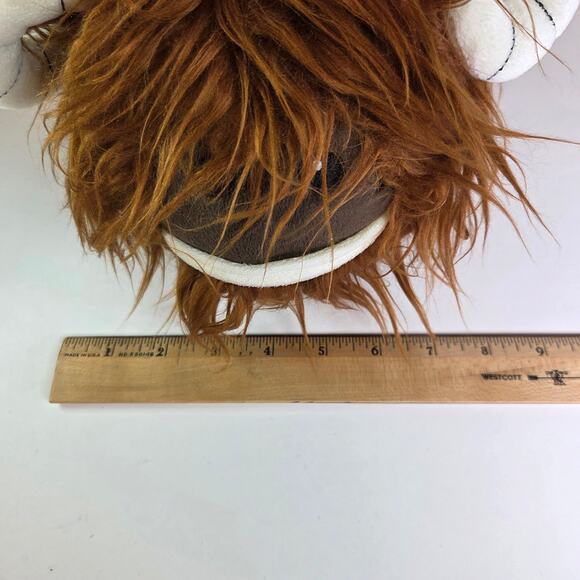 Star Wars Bantha Plush Pillow Jay Franco Mandalorian 14” Brown Shaggy Faux Fur - Picture 14 of 15